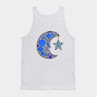 Sleepy Moon and Star Tank Top